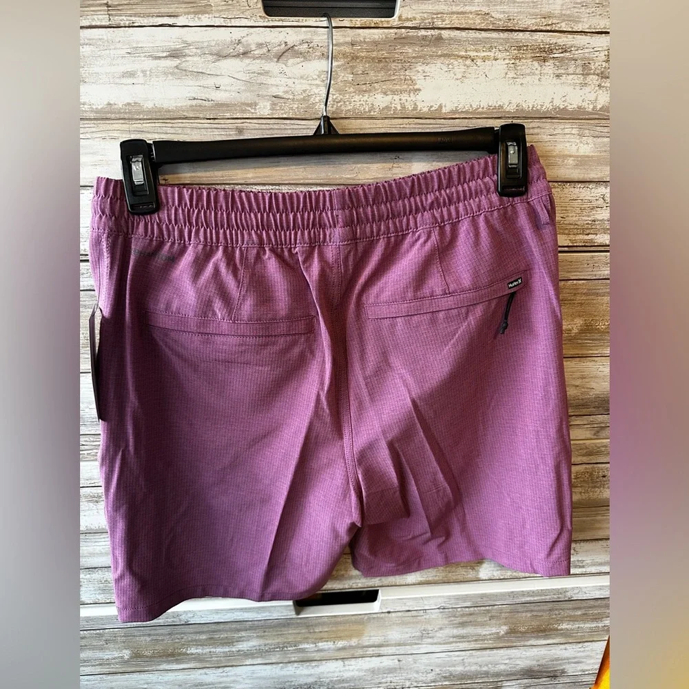 🟣 Hurley Phantom Shorts Purple 32 NWT Boardshorts Stretch